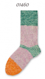 Gedifra/Lana Mia/Merino Sock Wool/One 4 Two/01460 Grün Rosa Orange Meliert
