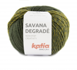 Katia/Savana Degradé/104 Grün Grüngelb Grau